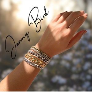 NWT Jennybird Gold & Silver Austin Cuff Bracelet